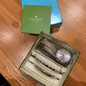 Kate Spade watch and bracelet set.